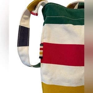 Hudson’s Bay tote with straps and pocket